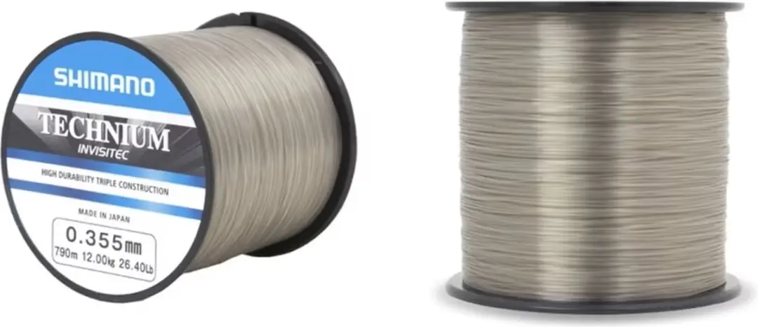 Shimano Technium Invisitec Nylon Vislijn 0.40mm - 594m - Low Visible Grey