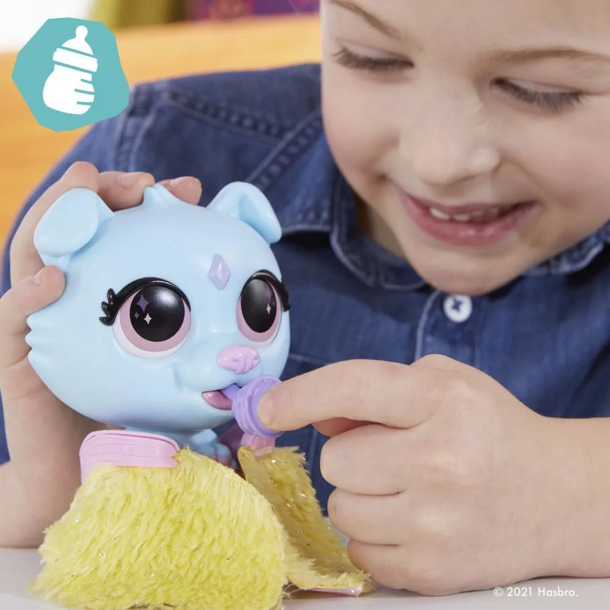 Hasbro Presto the Puppy Interactieve Speelgoedhond - Blauw/Geel