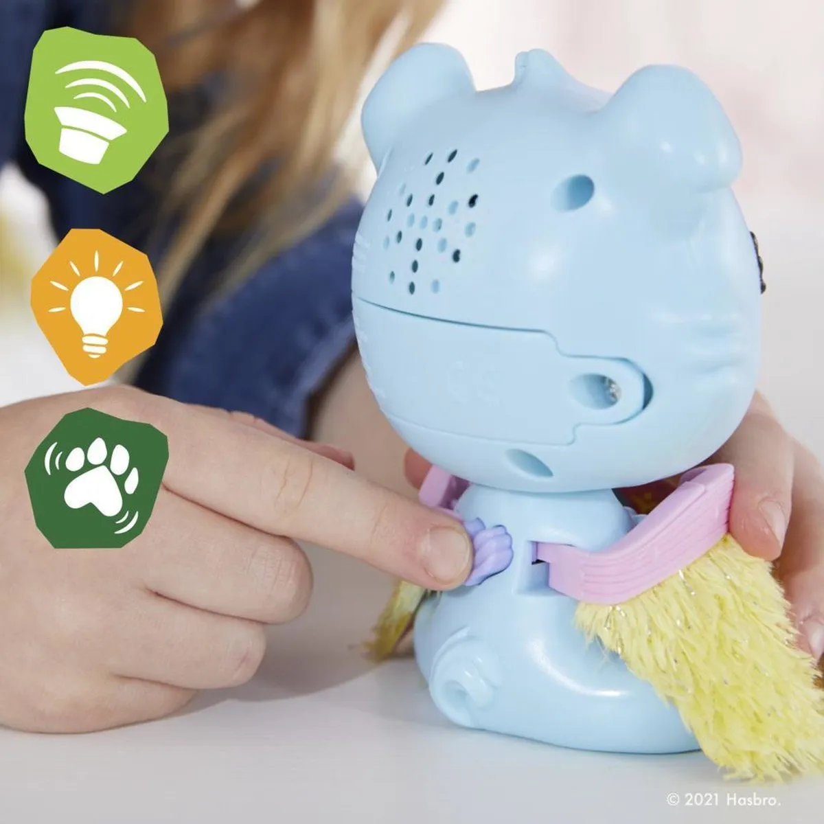Hasbro Presto the Puppy Interactieve Speelgoedhond - Blauw/Geel