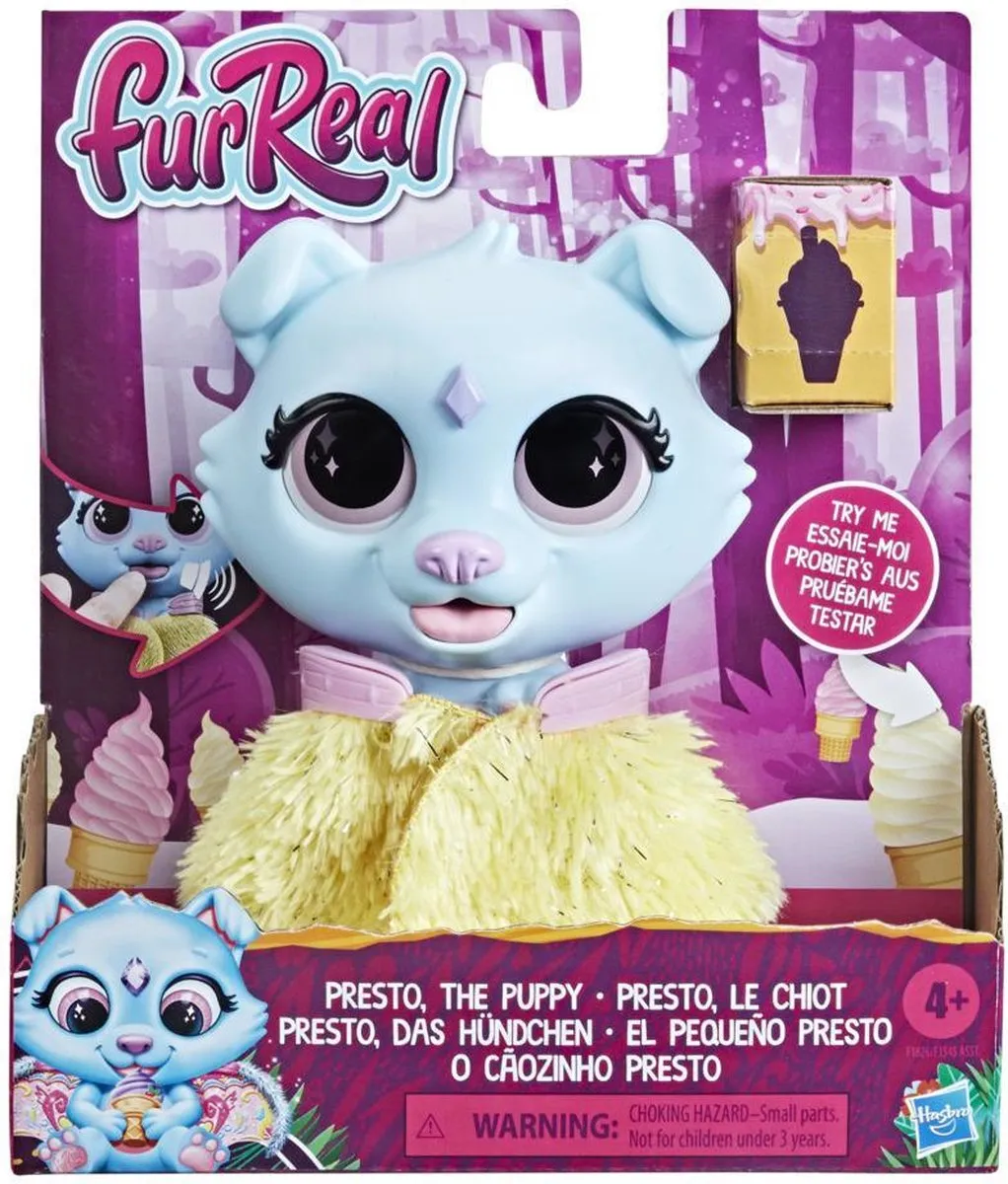 Hasbro Presto the Puppy Interactieve Speelgoedhond - Blauw/Geel