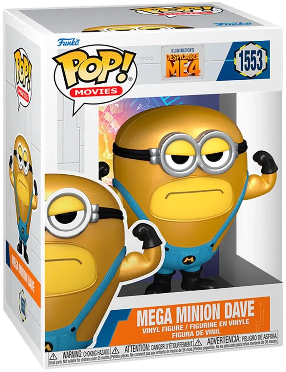 Funko Pop! Minions Despicable Me 4 Mega Minion Dave 76049 - Meerkleurig