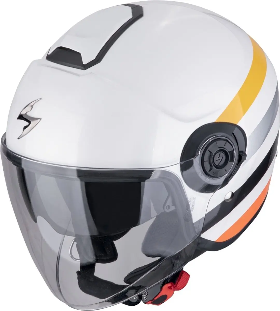 Scorpion EXO-City II Bee Wit Geel Jethelm