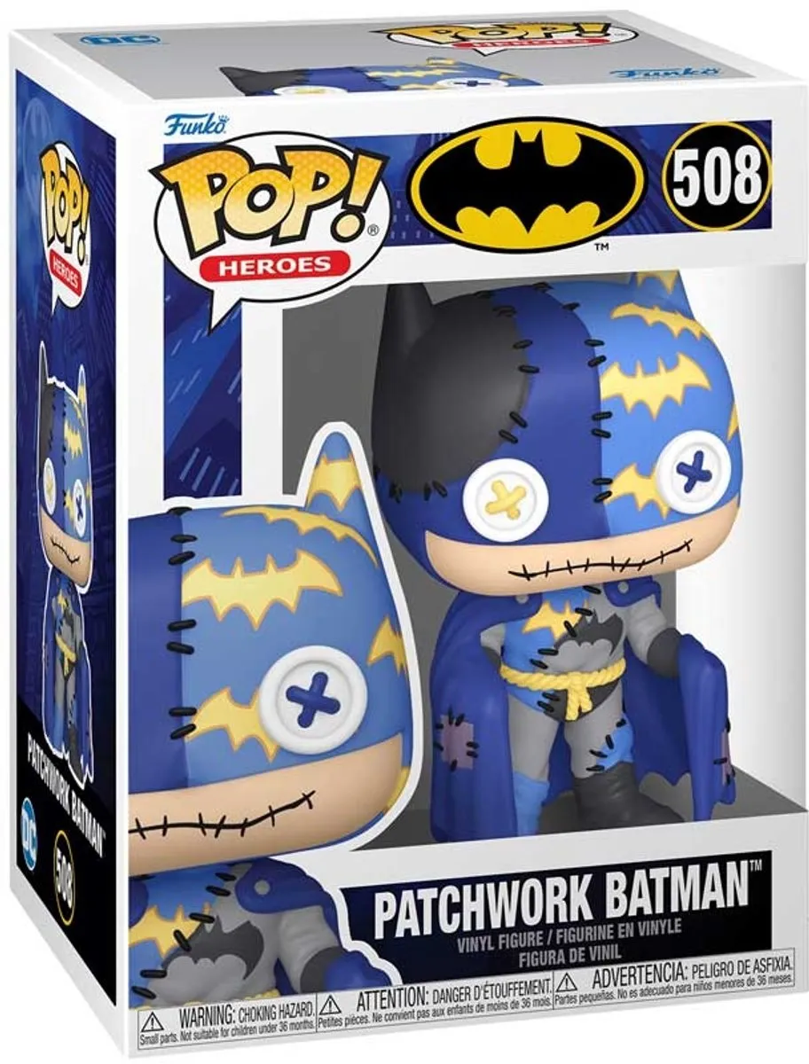 Funko Pop! Animation DC Patchwork Batman - Veelkleurig