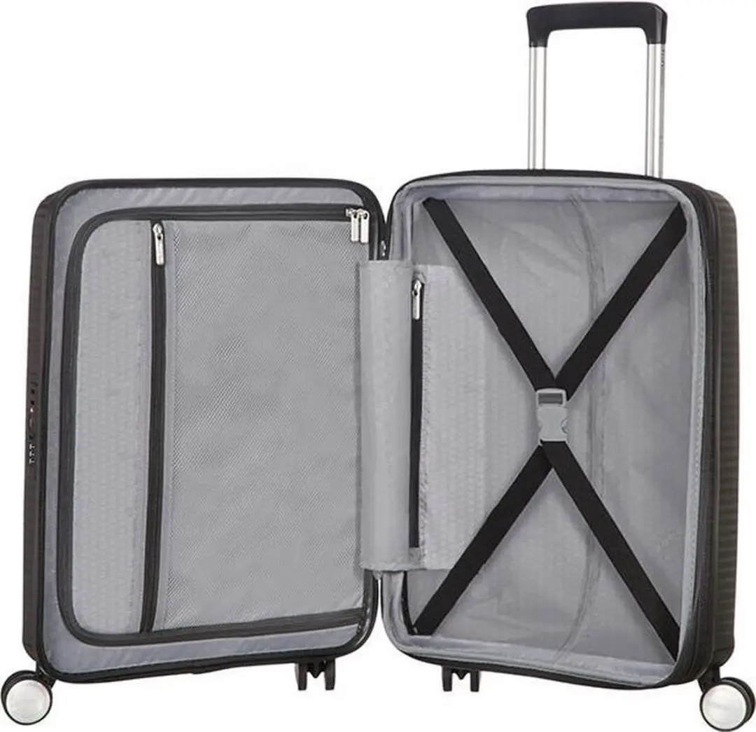 American Tourister Soundbox Spinner 77/28 TSA Koffer 110L - Zwart - afbeelding 6 van 6