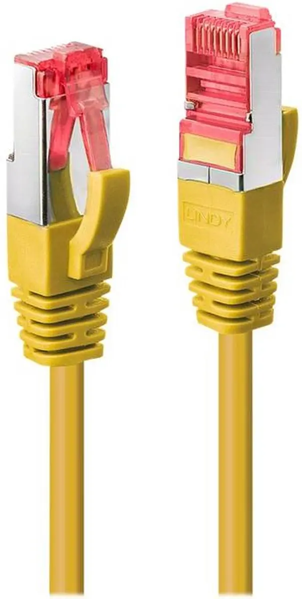 Lindy CAT 6 S/FTP Netwerkkabel 2m - Geel - afbeelding 3 van 5