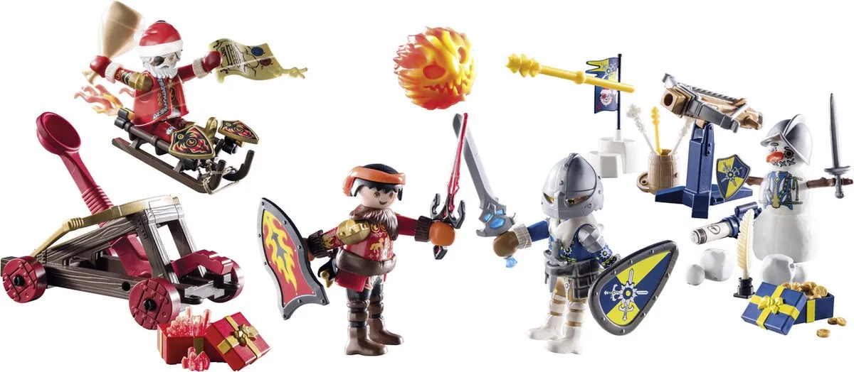 Playmobil Adventskalender Novelmore Strijd in de Sneeuw 71346 - Multicolor