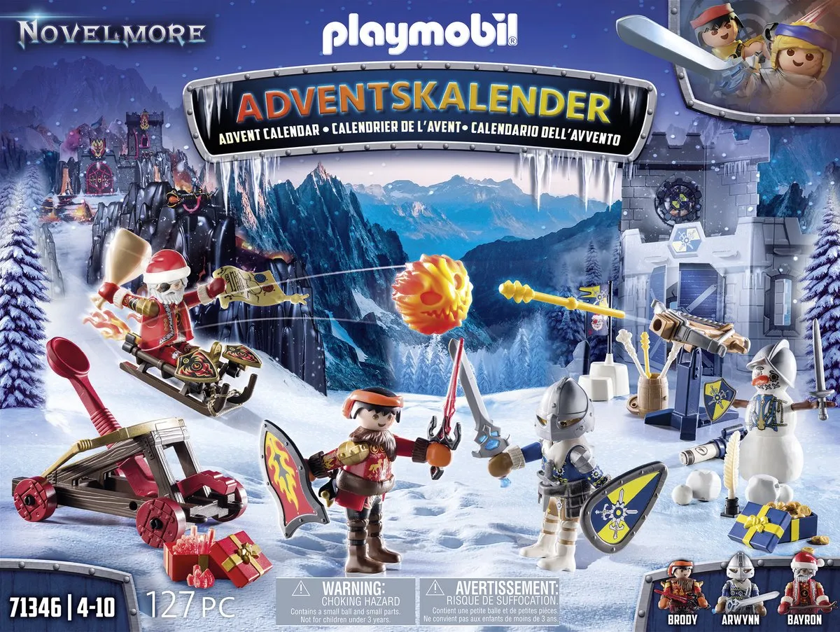 Playmobil Adventskalender Novelmore Strijd in de Sneeuw 71346 - Multicolor