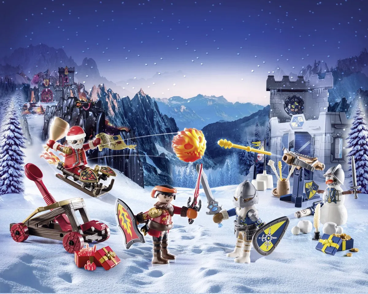 Playmobil Adventskalender Novelmore Strijd in de Sneeuw 71346 - Multicolor