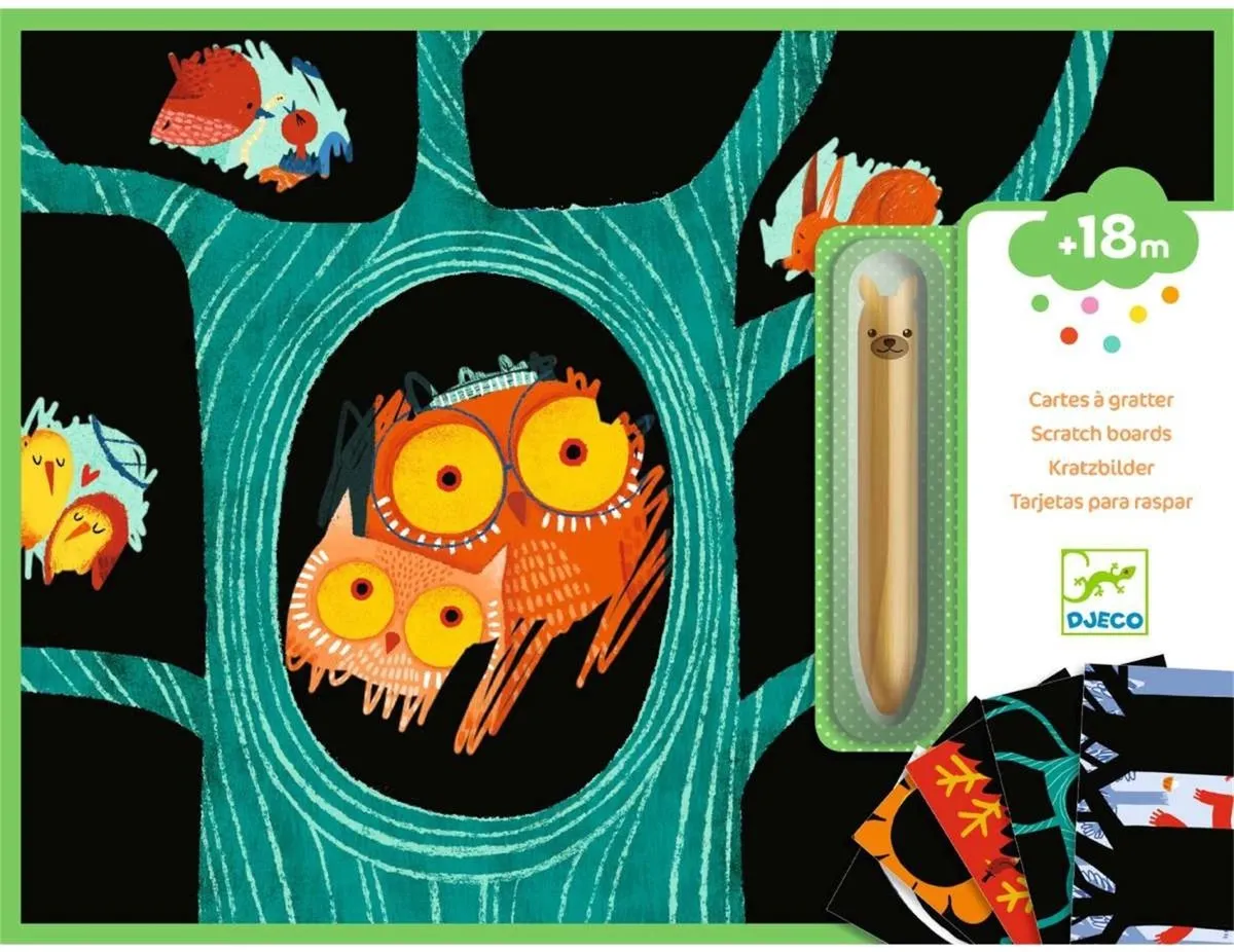 Djeco Learning about Animals Krastekeningen