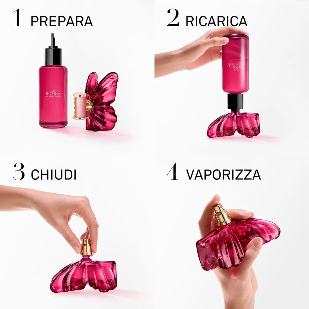 Carolina Herrera LA BOMBA Eau de Parfum 200ml - afbeelding 6 van 6
