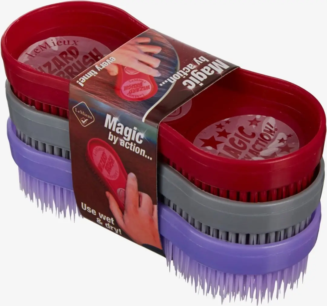 MagicBrush Borstelset 3-delig Burgundy