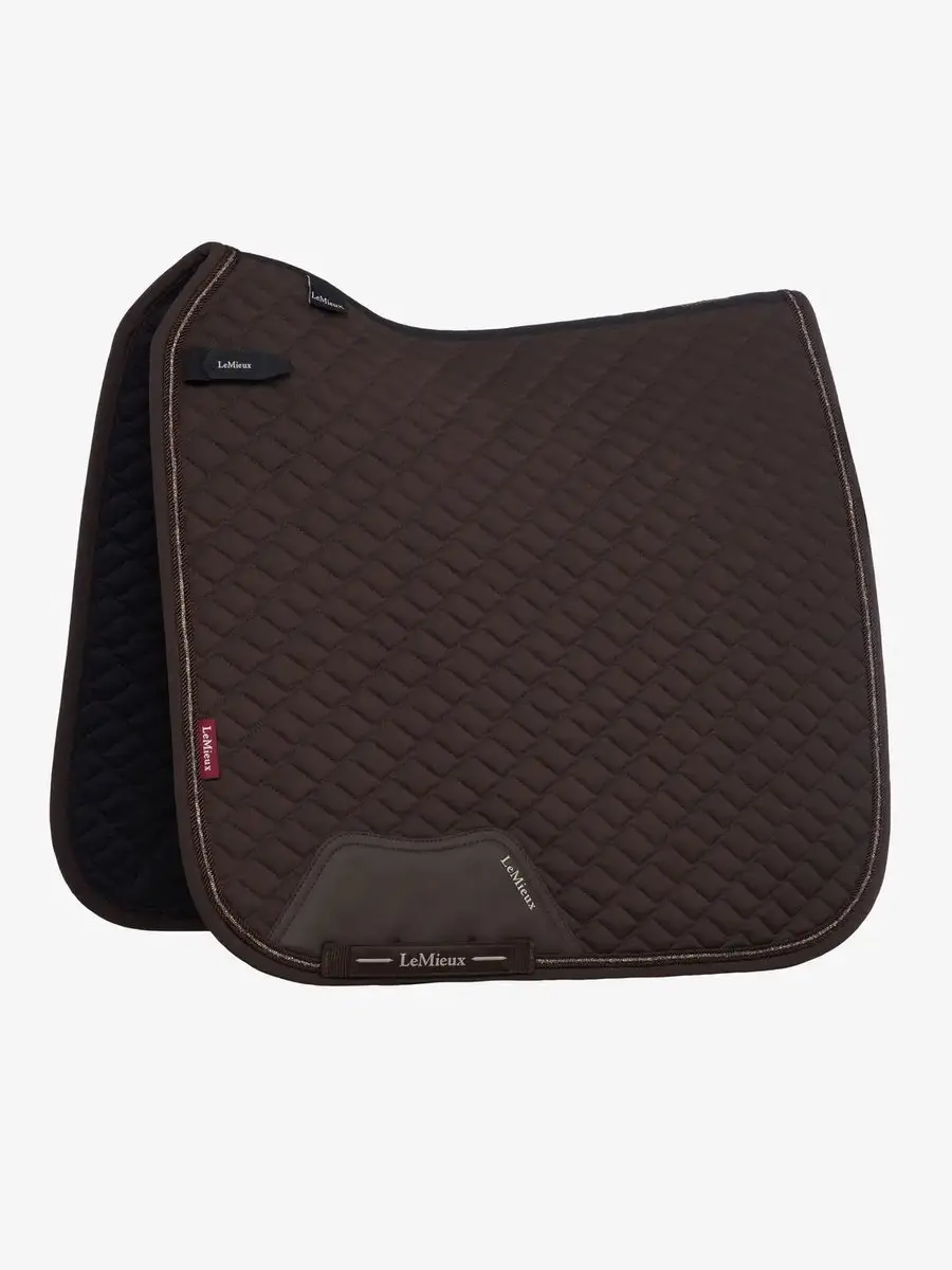 LeMieux Zadeldek Brilliance Dressage Square Espresso