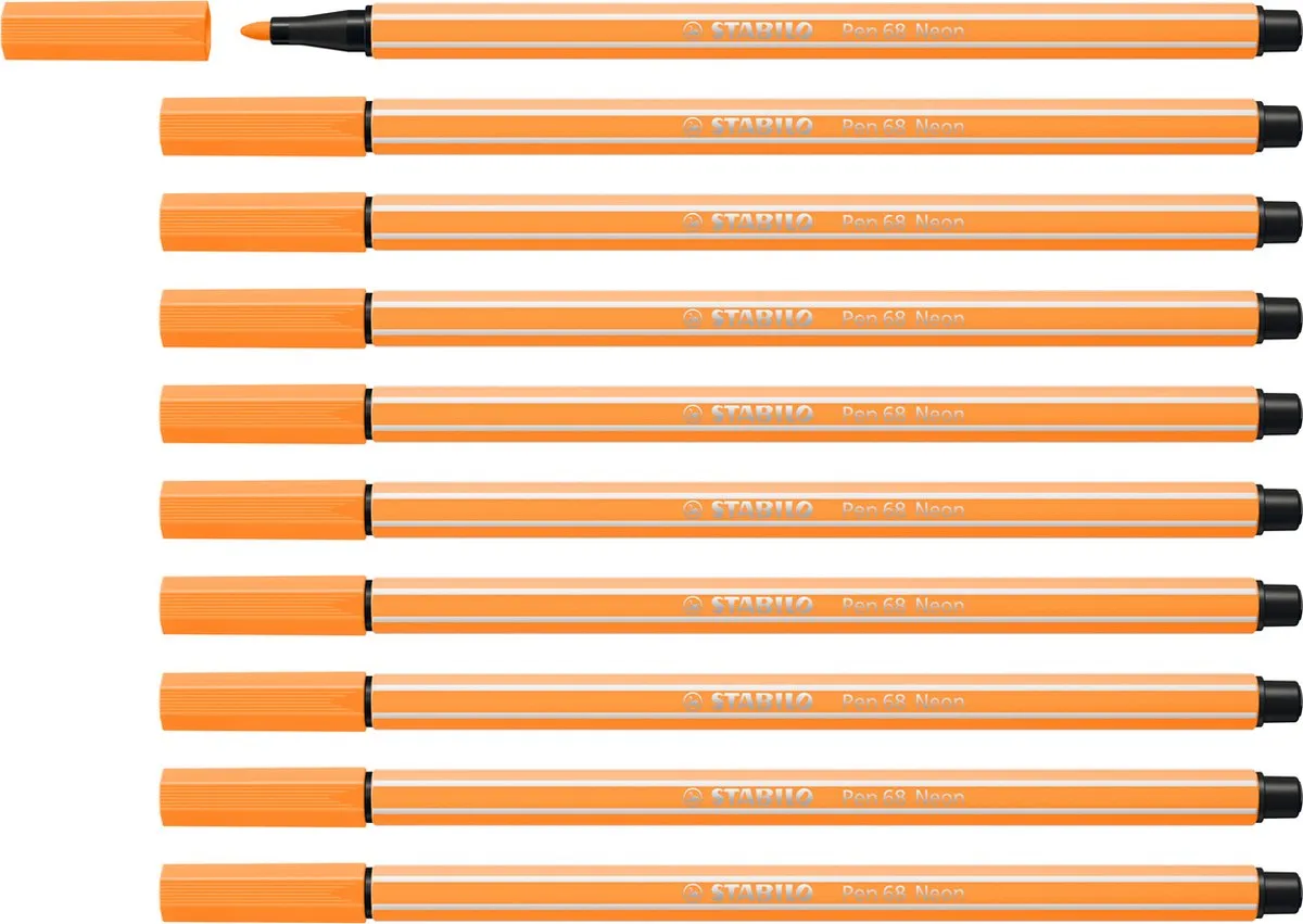 STABILO Pen 68 Neon Oranje