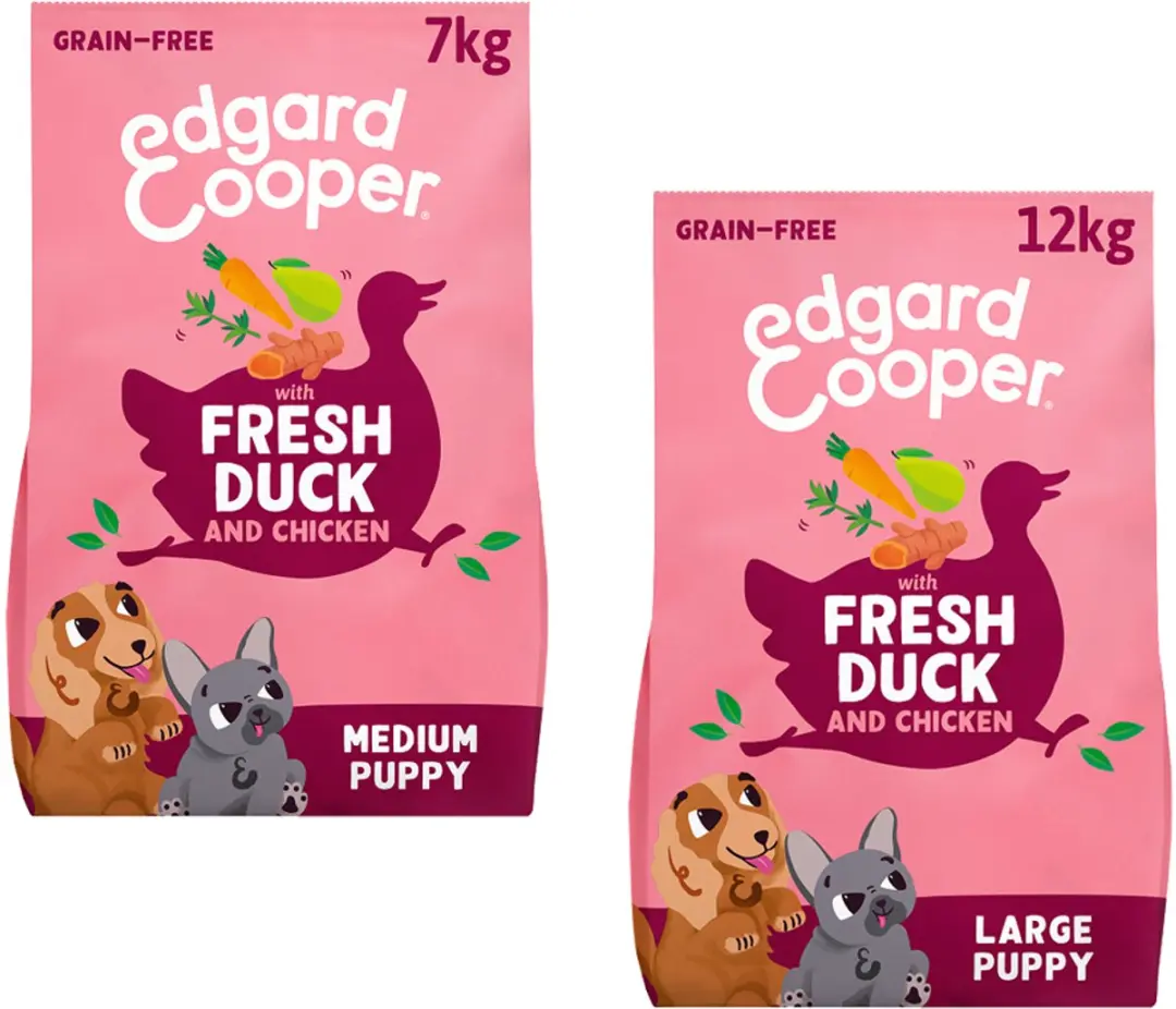 Edgard & Cooper Puppy Hondenbrokken Vers Eend & Kip 7kg - Graanvrij - afbeelding 6 van 6