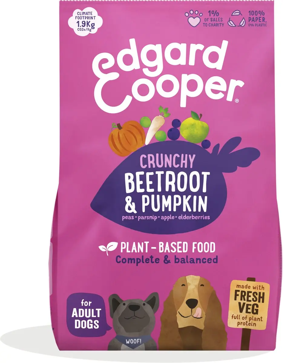 Edgard & Cooper Adult Hondenbrokken Medium 7kg - Rode Biet & Pompoen