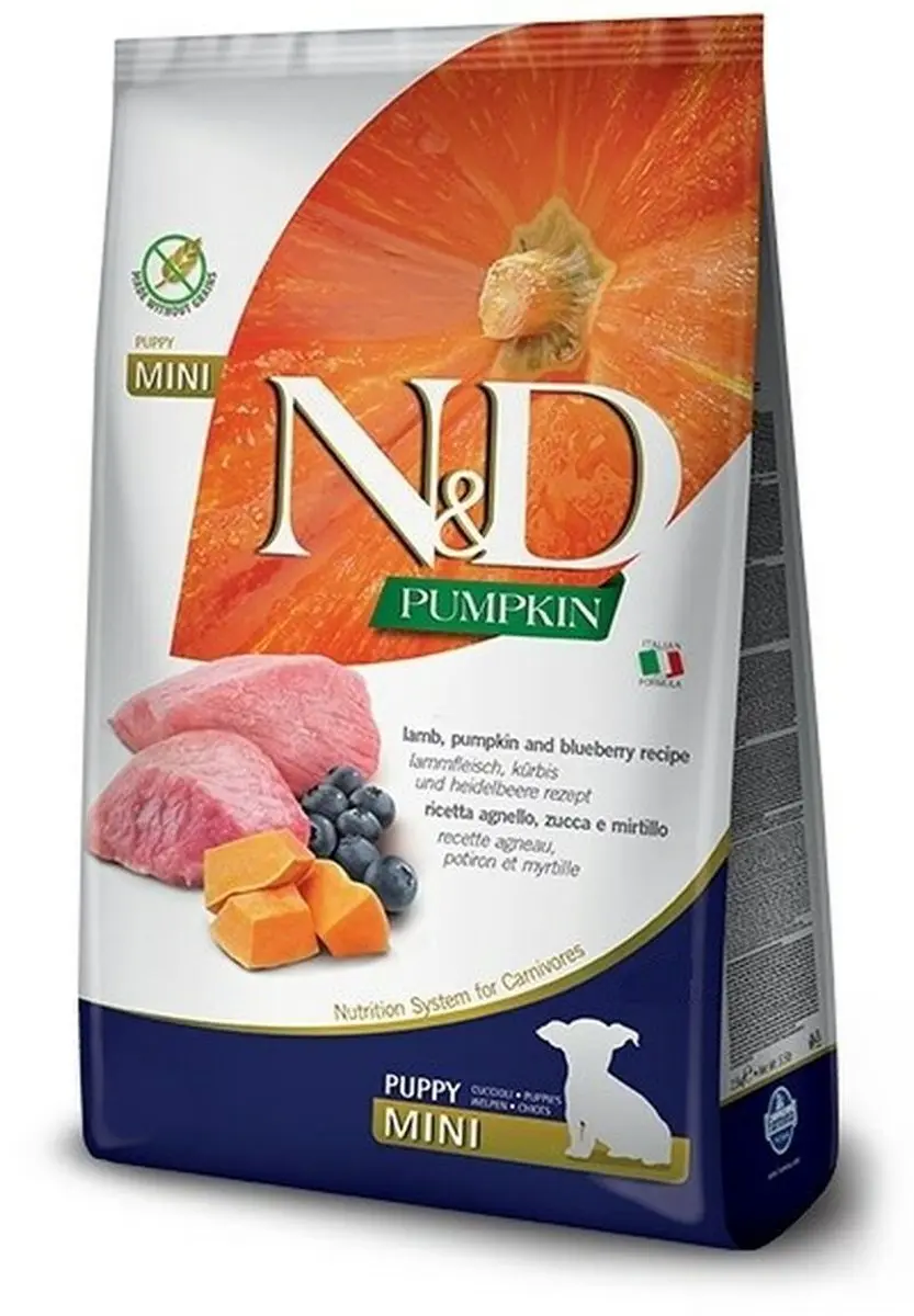 N&D Fodder Farmina Blueberry Lamb Pumpkin 7kg