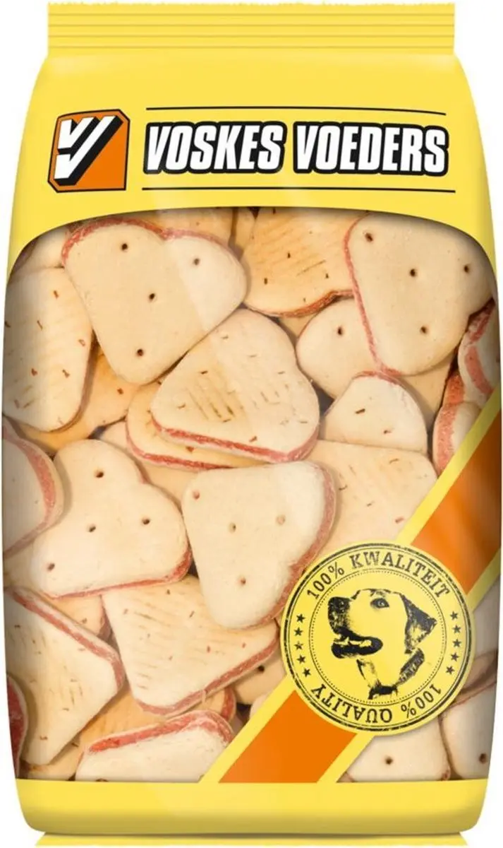 Voskes Hondensnacks Merg Hartjes 750g
