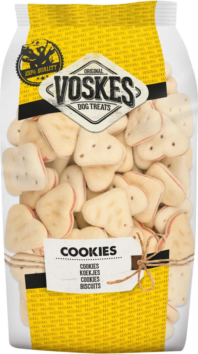 Voskes Hondensnacks Merg Hartjes 750g