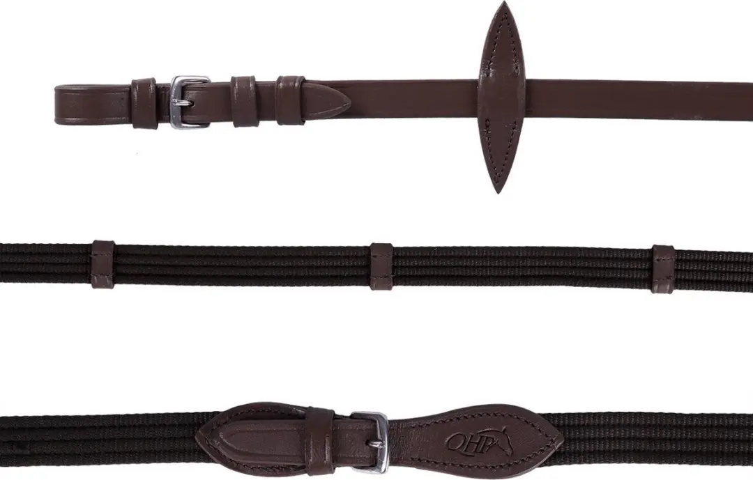 QHP Webband Teugel Full - Zwart