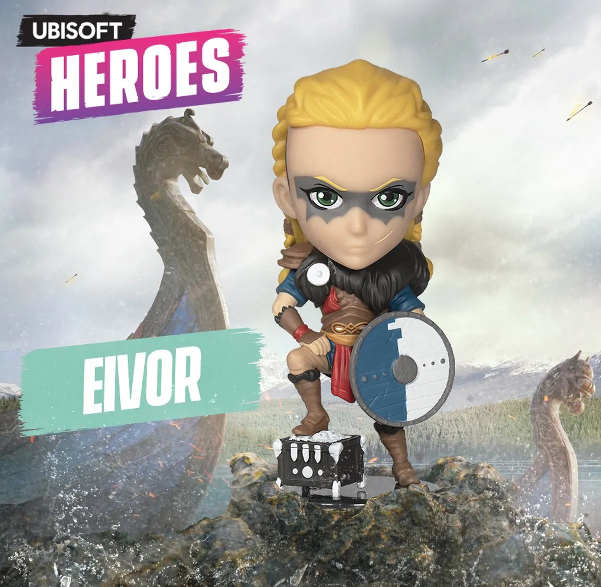 Ubisoft Heroes Eivor Female 10cm - Multicolor