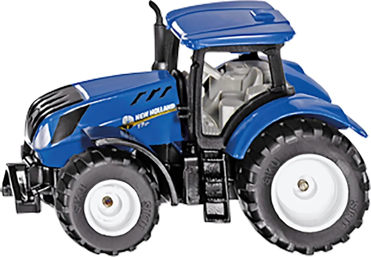 SIKU New Holland 6,7cm Tractor 1:87 - Blauw