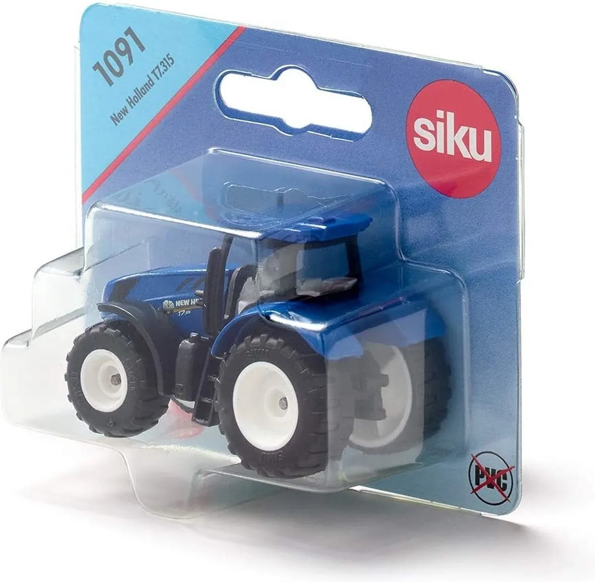 SIKU New Holland 6,7cm Tractor 1:87 - Blauw