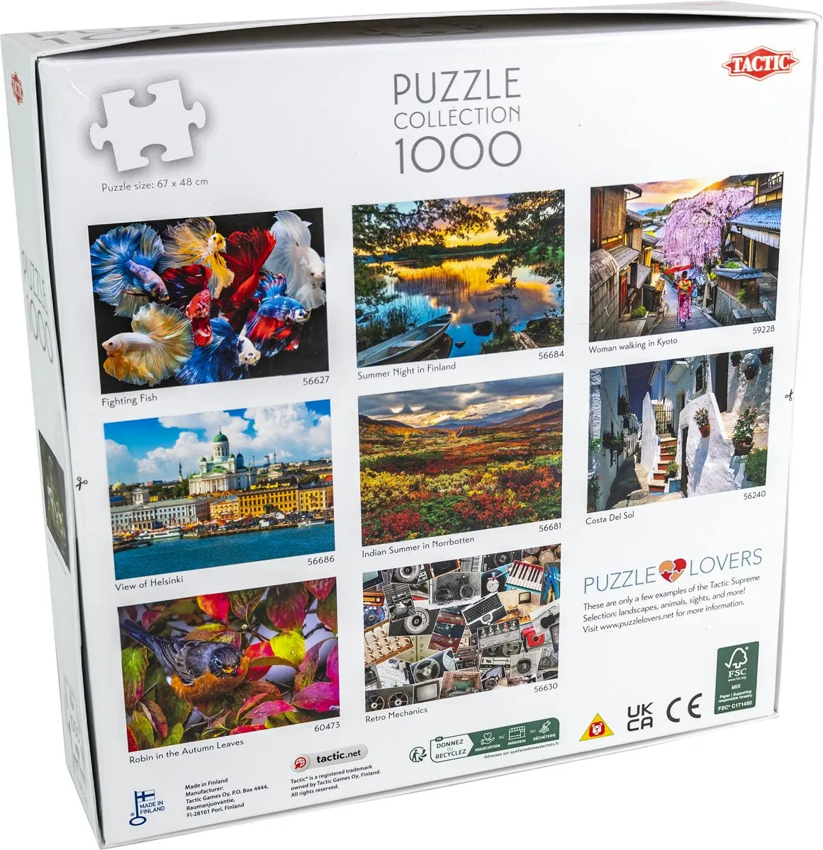 Tactic Puzzle Swan on Lake with Babies 1000 Stuks - Meerkleurig