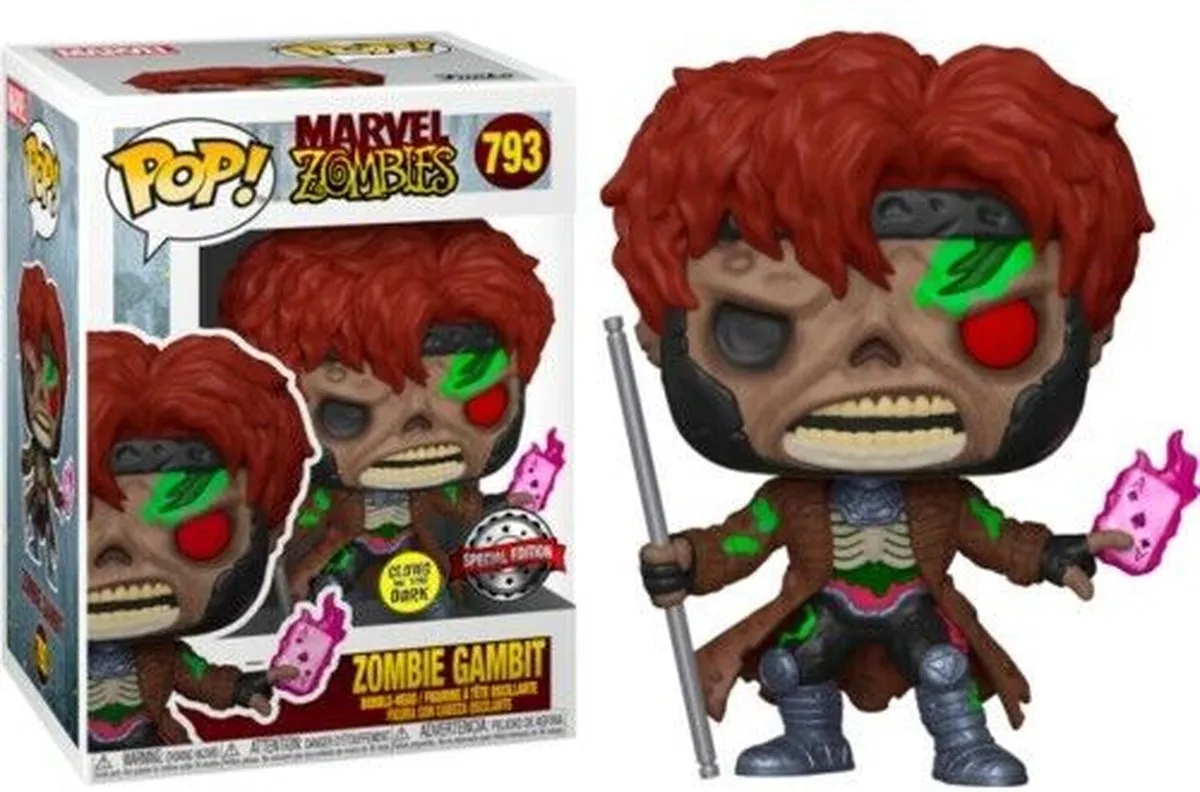 Funko POP! Marvel Zombies Gambit Glow in the Dark