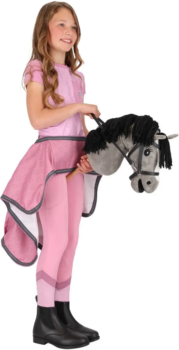 QHP Hobby Horse Collection Roze Uitrijdekken - afbeelding 3 van 4