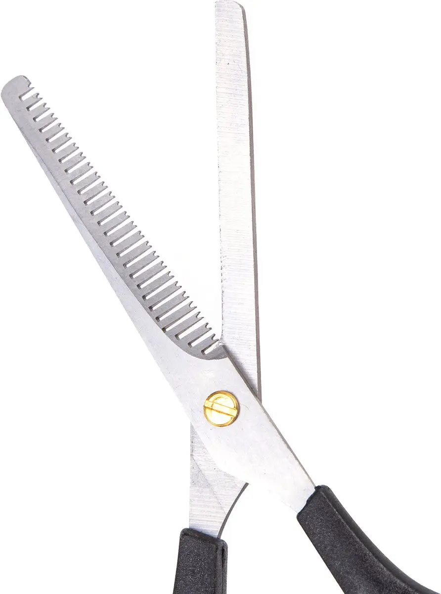Nobleza Effileerschaar Huisdieren - 15,5 cm - Zwart