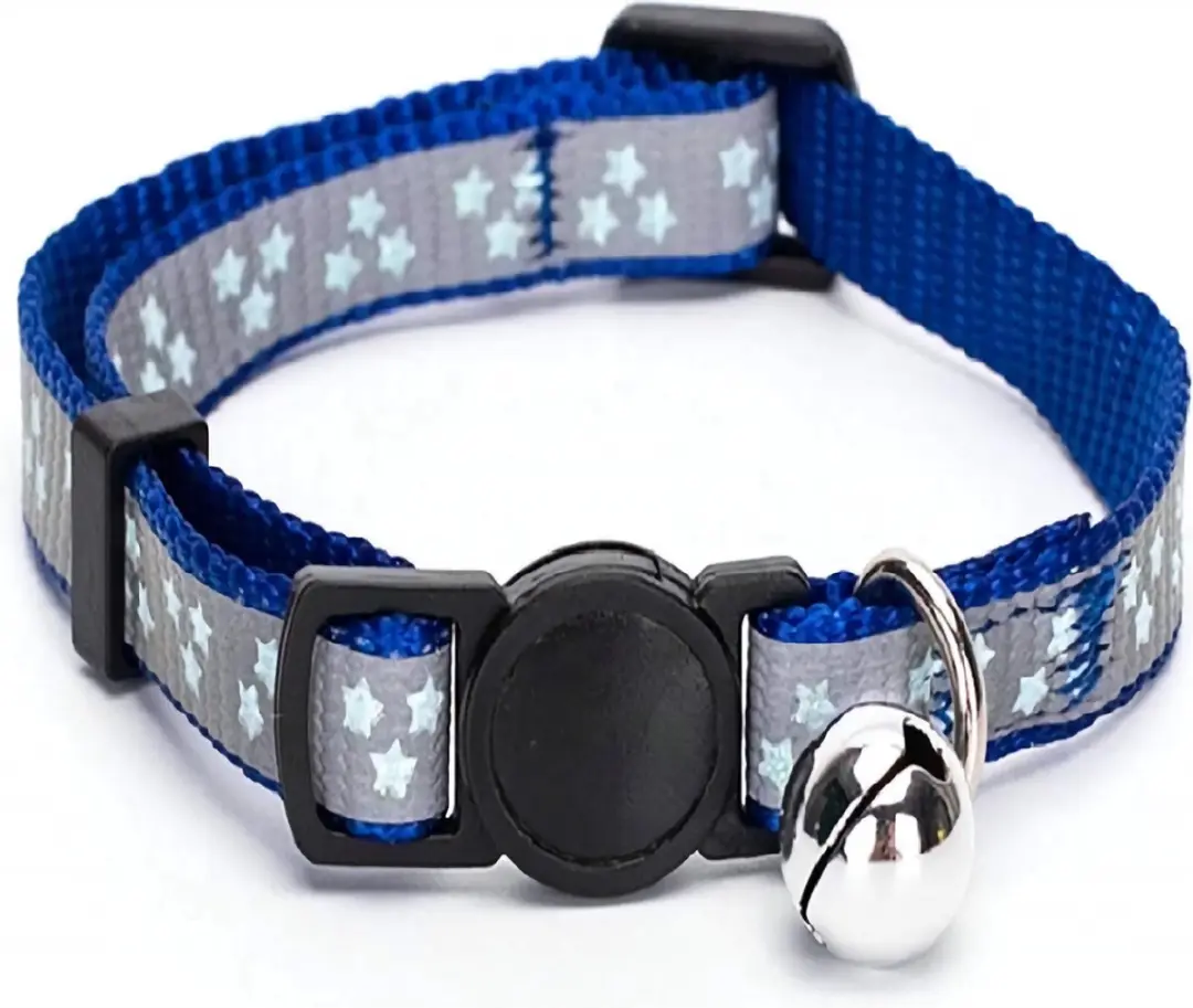 Nobleza Kattenhalsband Reflecterend Blauw