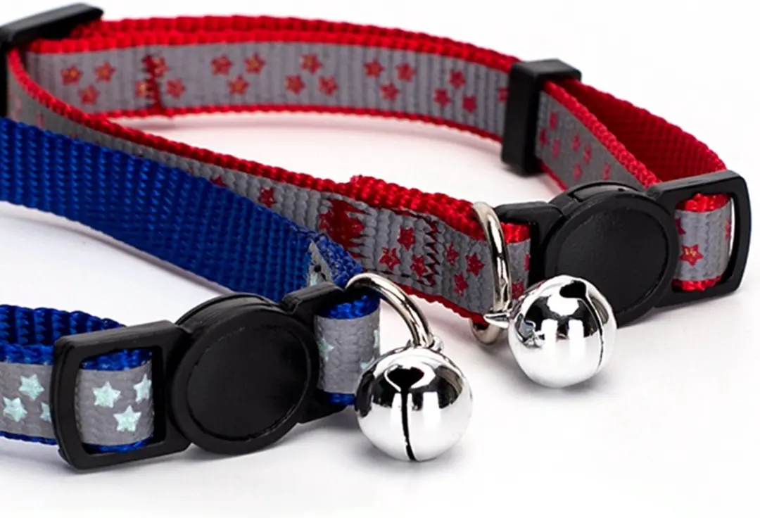Nobleza Kattenhalsband Reflecterend Blauw - 20-30cm - afbeelding 4 van 5