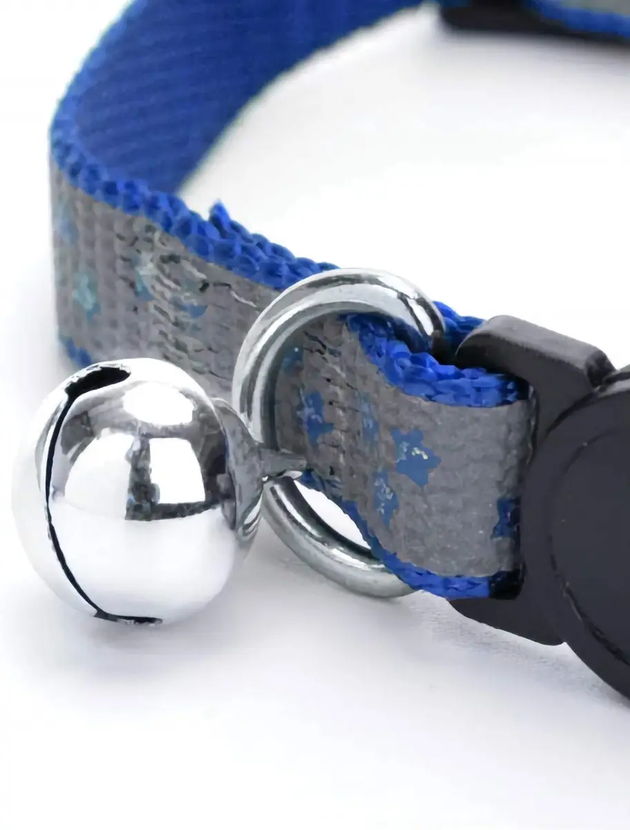 Nobleza Kattenhalsband Reflecterend Blauw - 20-30cm - afbeelding 2 van 5
