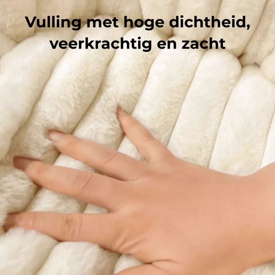 Pecco Ronde Kattenmand 40cm - Grijs Rib