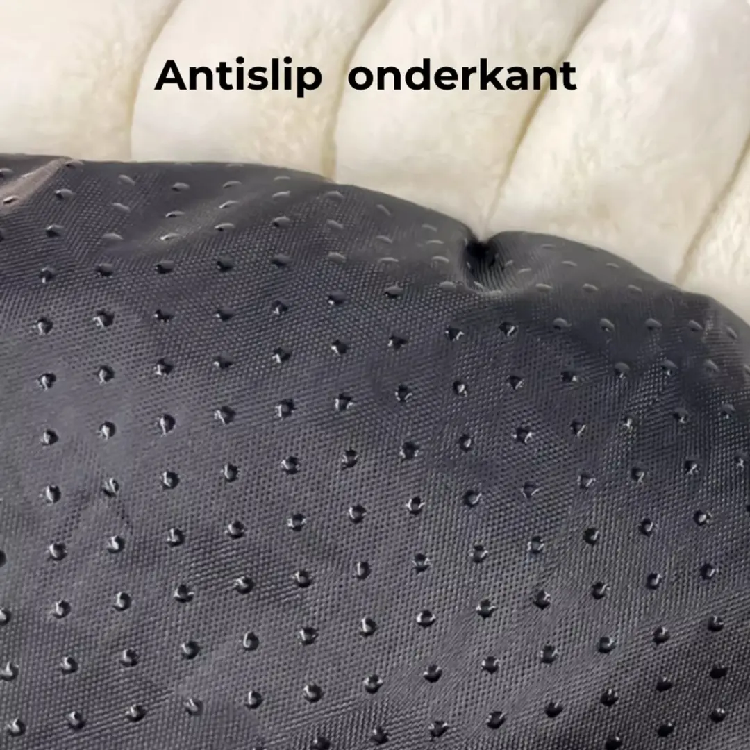 Pecco Ronde Kattenmand 40cm - Grijs Rib