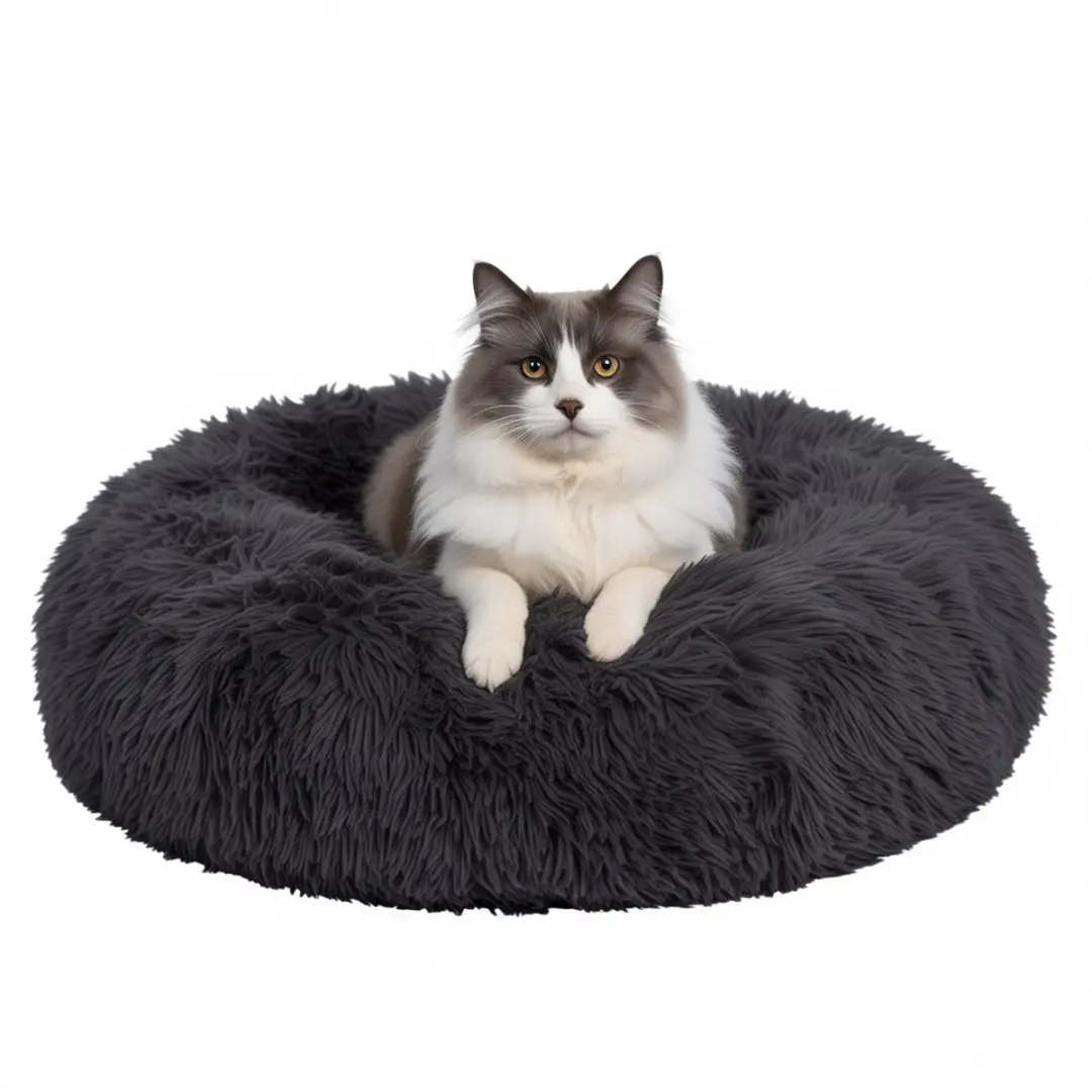 Pecco Donutmand Hond/Kat 50cm - Zwart