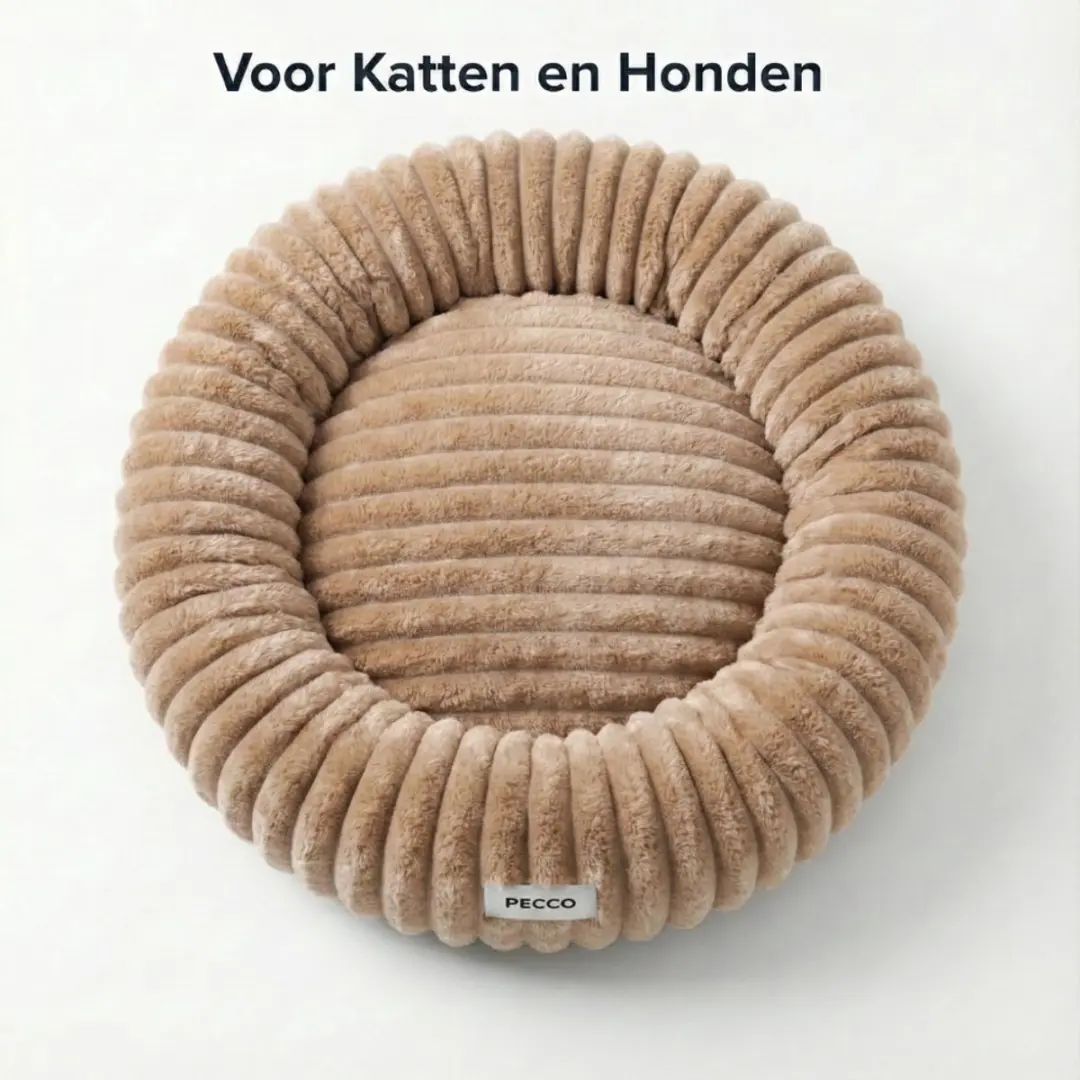 Pecco Luxe Orthopedische Kattenmand 50cm - Beige