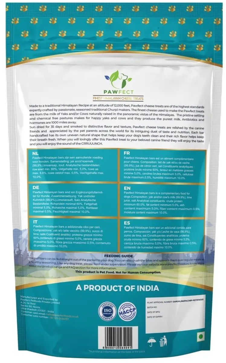 Pawfect Chew Puff Strips Hondensnacks 70g