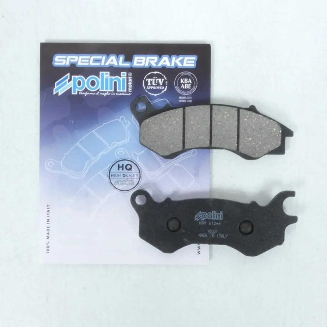 Plaquette de frein Polini pour Scooter Peugeot 50 DJANGO SPORT Après 2014 Neuf