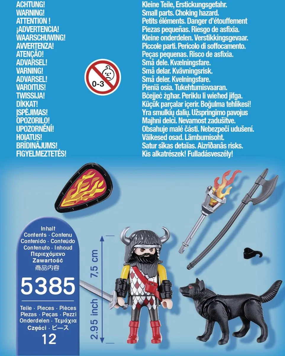 Playmobil Wolfskrijger 5385 - Multi Color - afbeelding 6 van 6