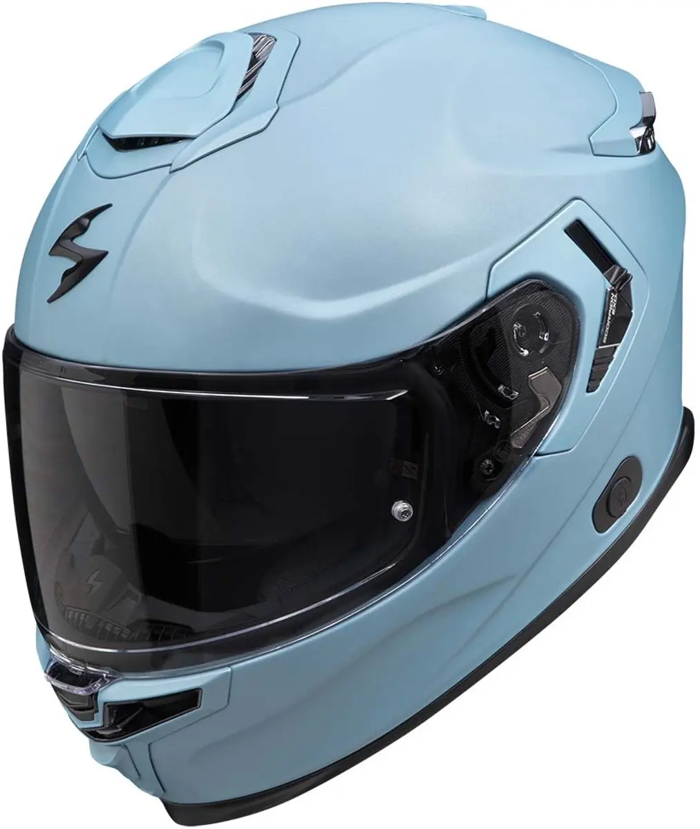 Scorpion EXO-GT SP AIR Solid Mat Celeste Blauw Integraalhelm