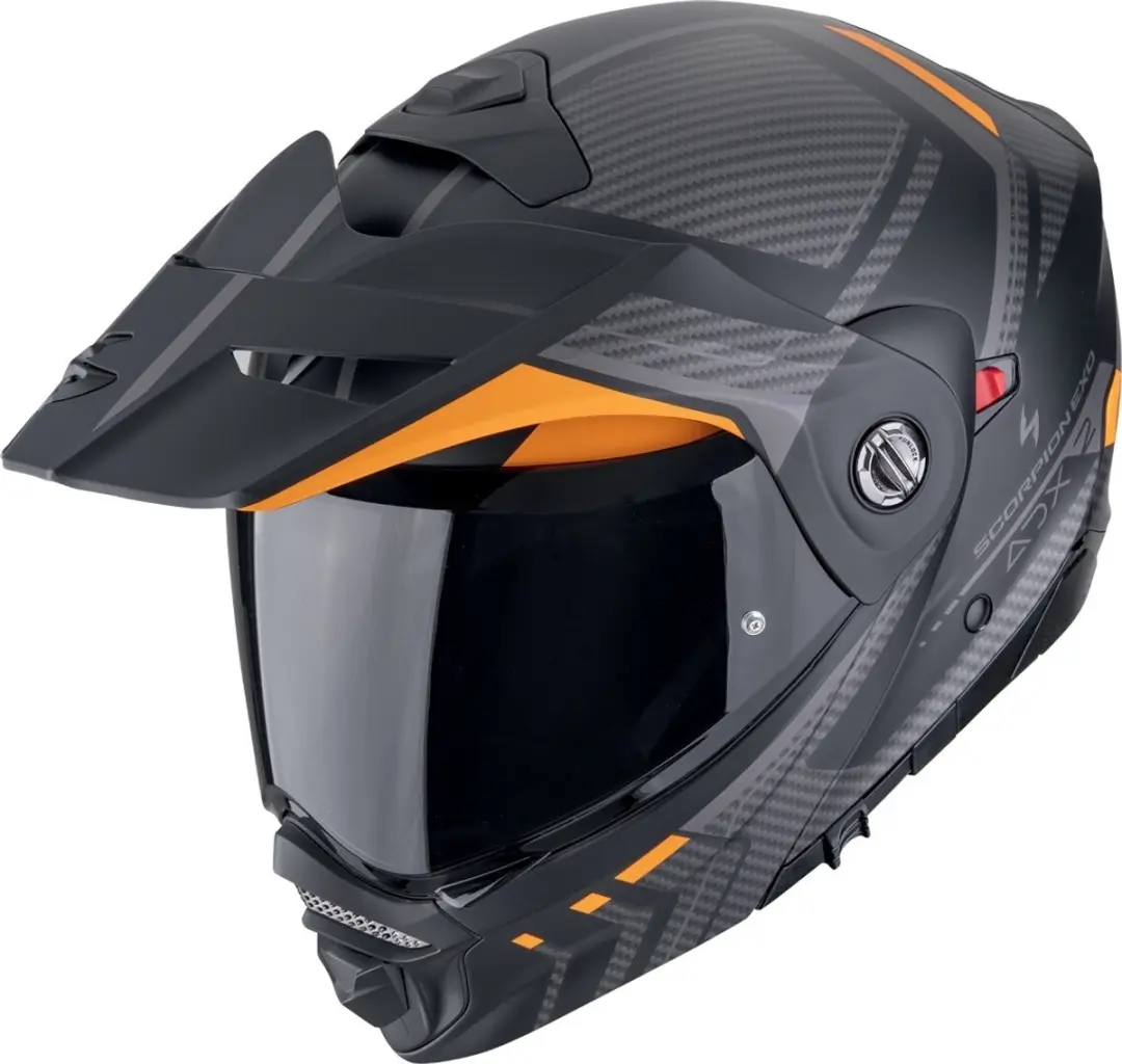 Scorpion ADX-2 Lewis Zwart Oranje Systeemhelm