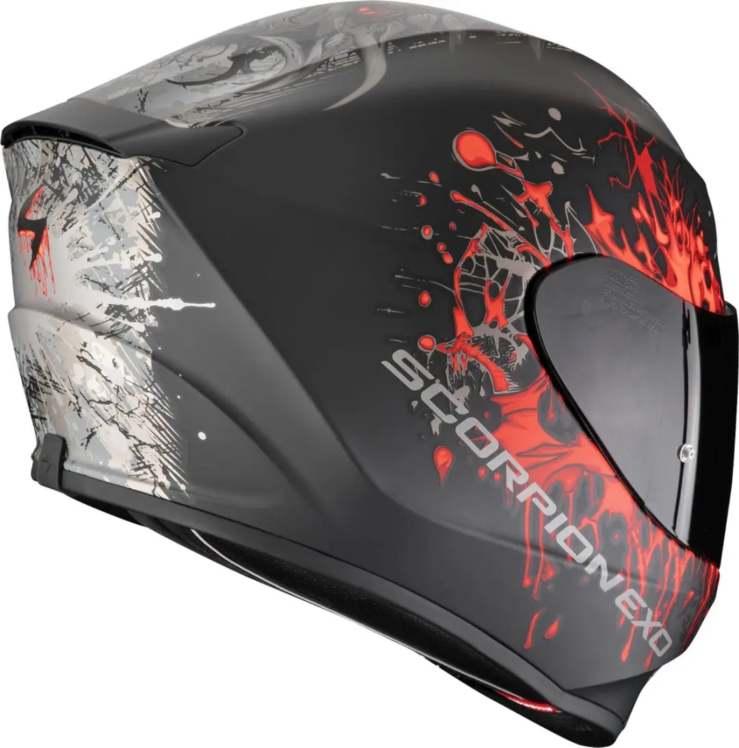 Scorpion Exo-391 Wolf Integraalhelm - S - Zwart/Rood/Zilver