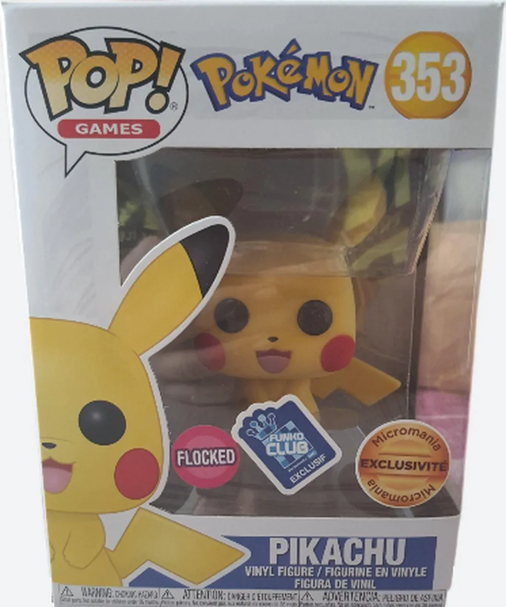 Funko Pop! Pokémon Flocked Pikachu #353