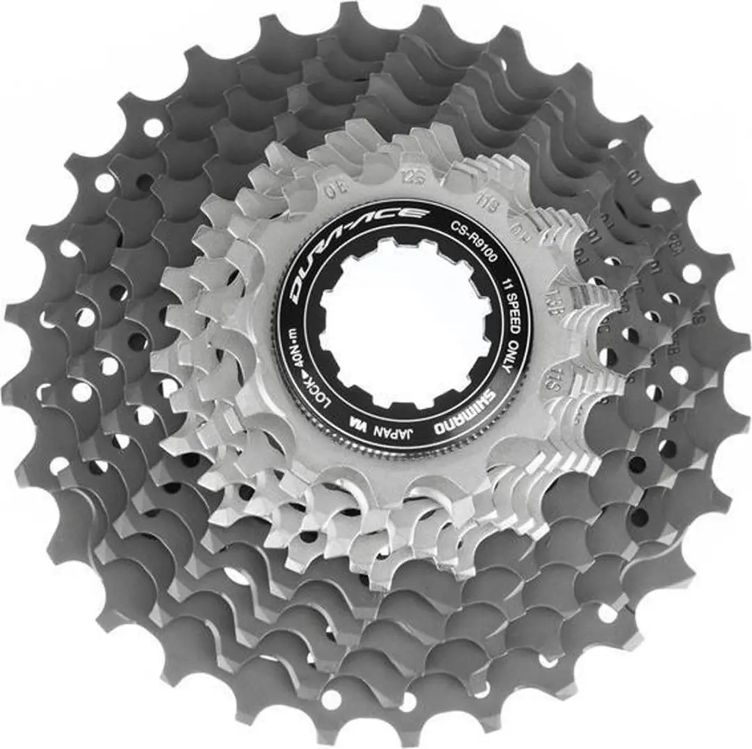 Shimano Dura-Ace CS-R9100 Cassette 11-Speed 12-28T - Zwart - afbeelding 6 van 6