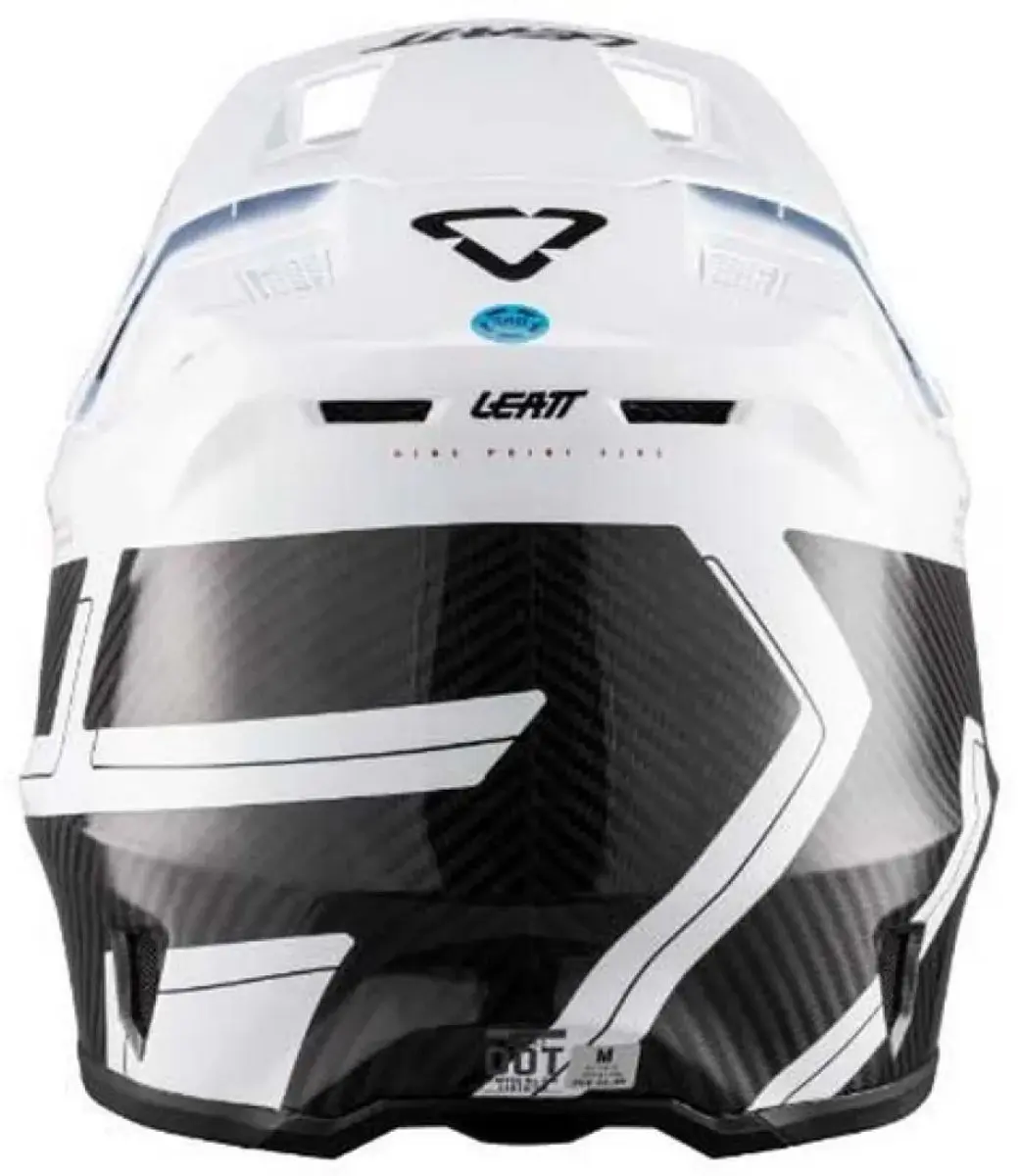 Leatt 9.5 Carbon V26 Motorcrosshelm L - Koolstof/Wit