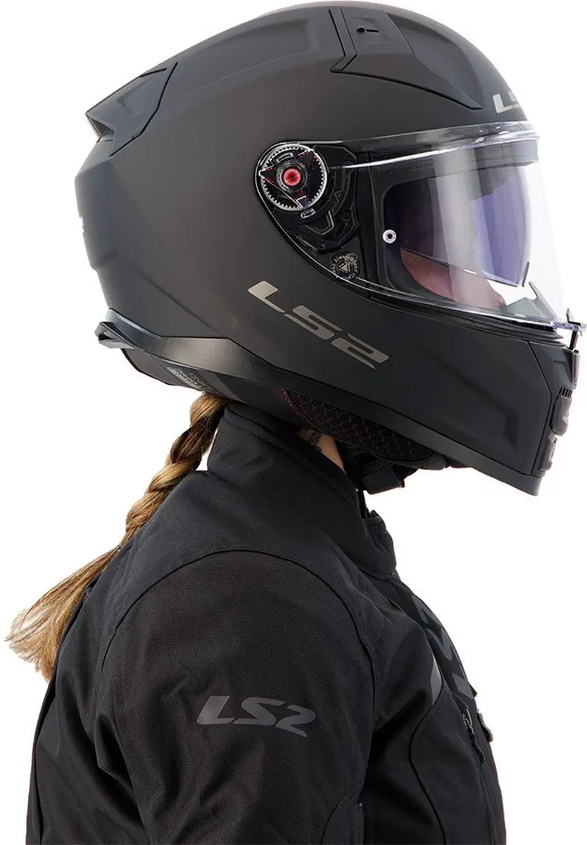 LS2 Ff811 Vector II Solid Mat Integraalhelm - XL