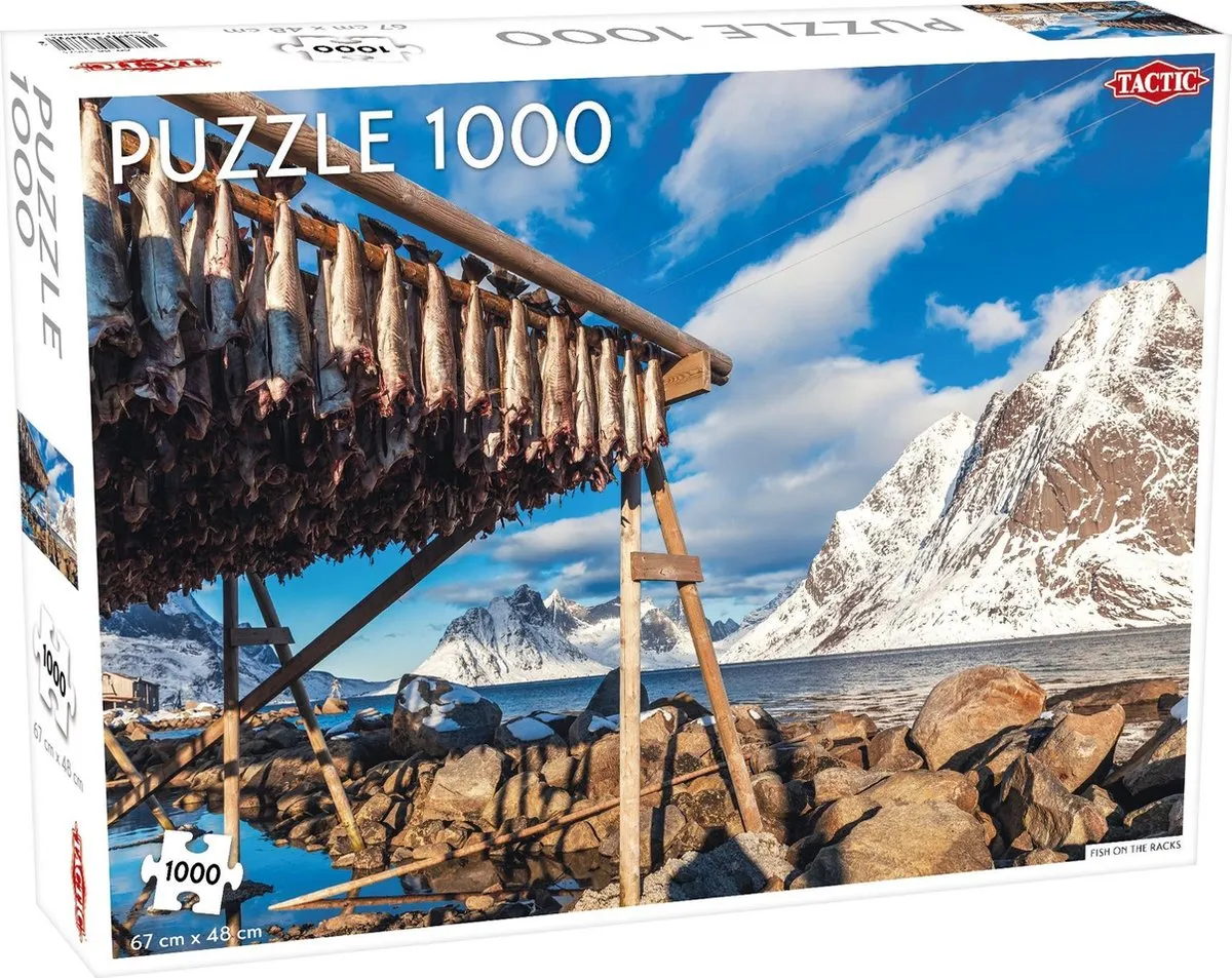 Tactic Fish on the Racks Puzzel 1000 Stuks
