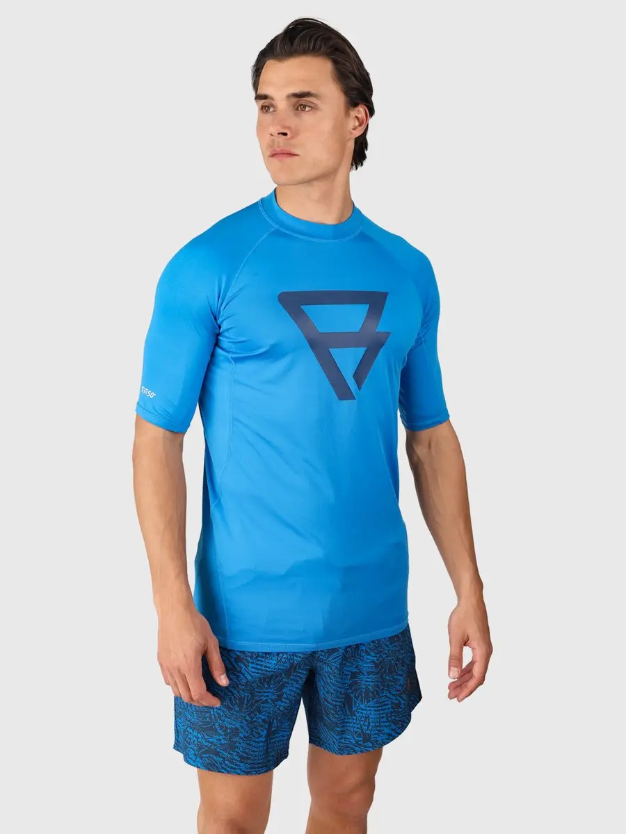Brunotti Waveguard Heren Rashguard - Neon Blauw L - afbeelding 2 van 6