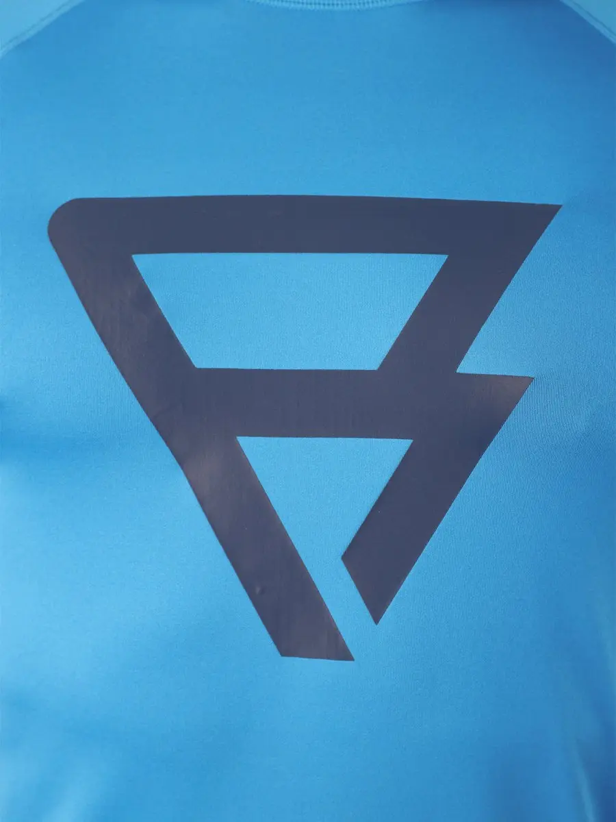 Brunotti Waveguard Heren Rashguard - Neon Blauw L - afbeelding 6 van 6